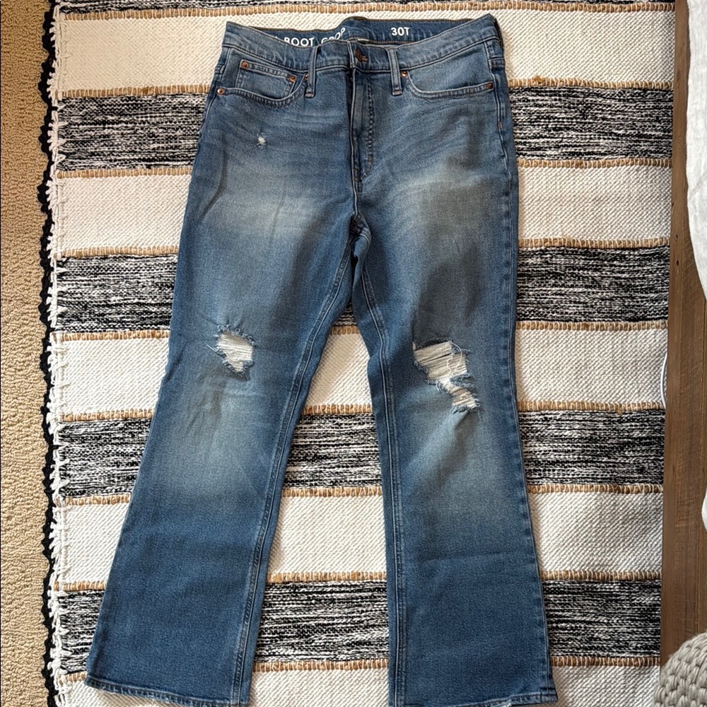 J. Crew  Women’s Demi Boot Cropped Jeans size 30 tall